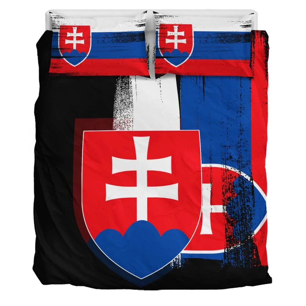 Slovakia Flag Bedding Set Flag Style RLT13 - Wonder Print Shop