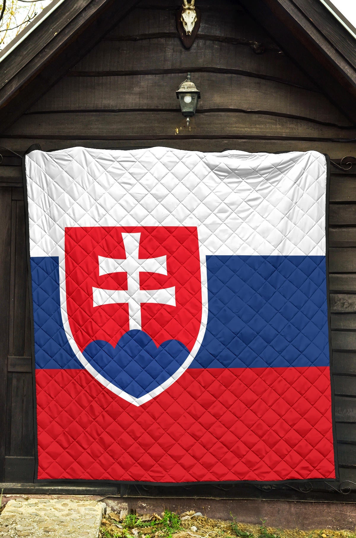 Slovakia Flag Premium Quilt RLT13 - Wonder Print Shop