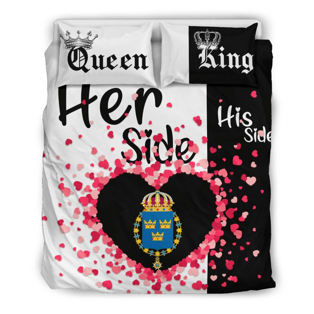 Sweden Bedding Set Couple King/Queen Her Side/His Side Ver.02 RLT7 - Wonder Print Shop