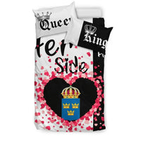 Sweden Bedding Set Couple King/Queen Her Side/His Side Ver.01 RLT7 - Wonder Print Shop