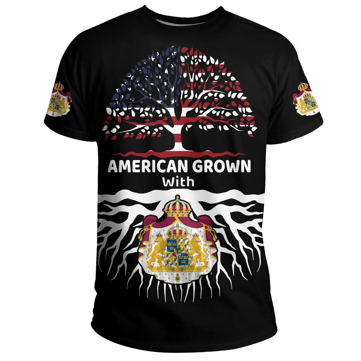 Sweden T Shirt American Roots RLT7 - Wonder Print Shop