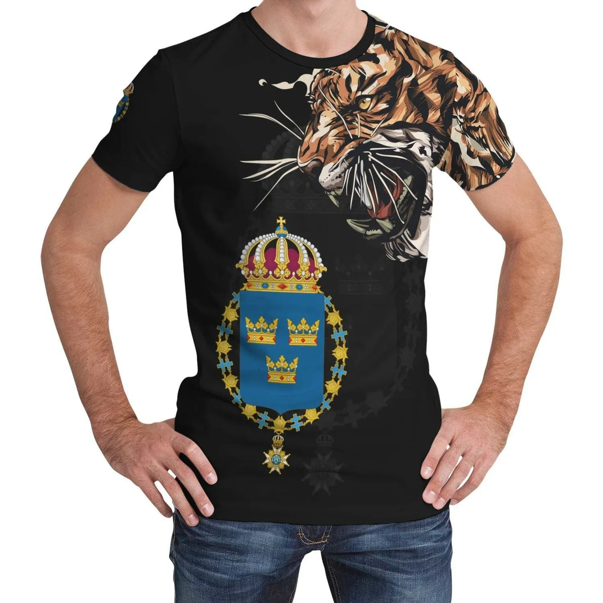 Sweden T Shirt Tiger Special Version RLT7 - Wonder Print Shop