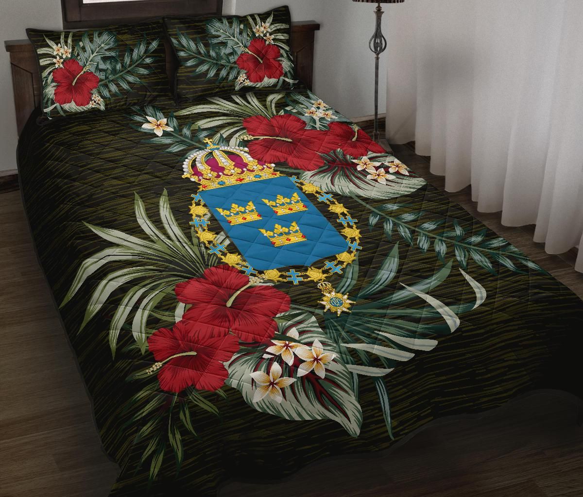 Sweden Quilt Bed Set Special Hibiscus RLT7 - Wonder Print Shop