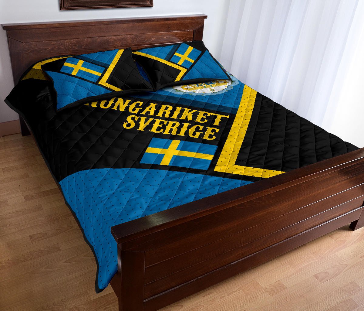 Sweden Quilt Bed Set Kingdom Of Sweden RLT7 - Wonder Print Shop