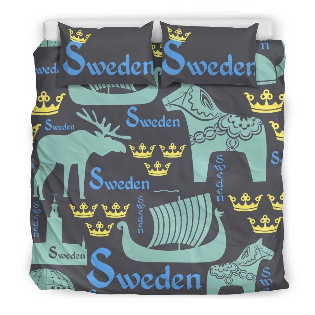 Sweden Things Bedding Set RLT7 - Wonder Print Shop