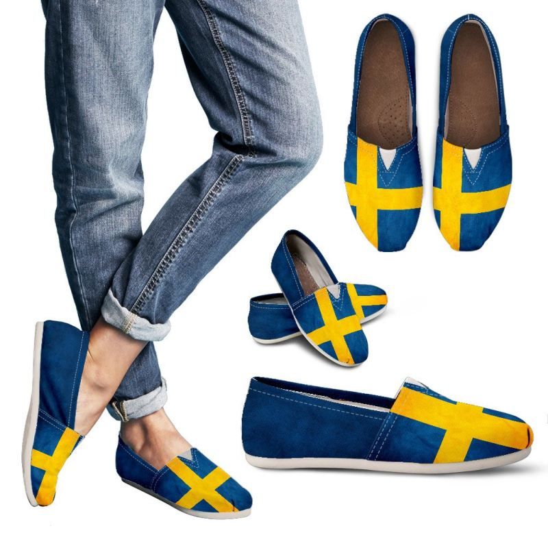 sweden-flag-casual-shoes