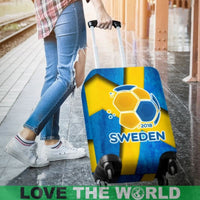 Sweden Flag Football Luggage Covers RLT7 - Wonder Print Shop