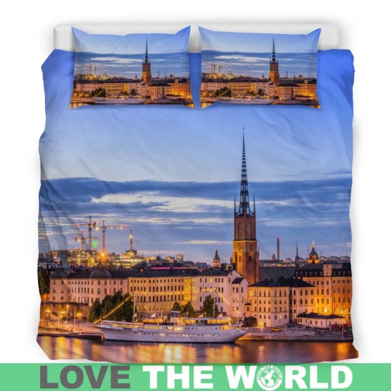 Stockholm Sweden Bedding Set Ver.01 RLT7 - Wonder Print Shop