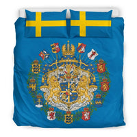 Sweden Coat Of Arms Empire Bedding Set RLT7 - Wonder Print Shop