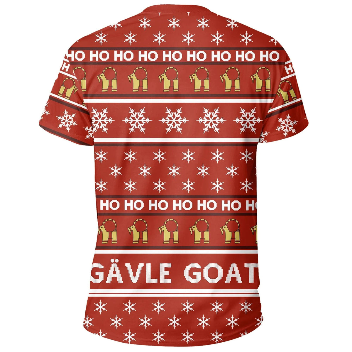 Gavle Goat Sweden T Shirt Swedish Yule Goat Red RLT7 - Wonder Print Shop
