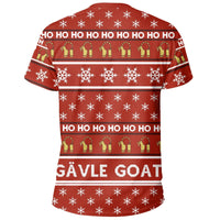 Gavle Goat Sweden T Shirt Swedish Yule Goat Red RLT7 - Wonder Print Shop