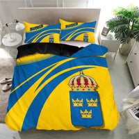 Sweden Coat Of Arms Bedding Set Cricket RLT7 - Wonder Print Shop