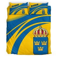 Sweden Coat Of Arms Bedding Set Cricket RLT7 - Wonder Print Shop