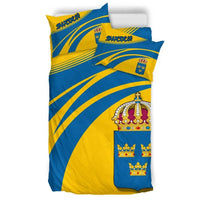 Sweden Coat Of Arms Bedding Set Cricket RLT7 - Wonder Print Shop