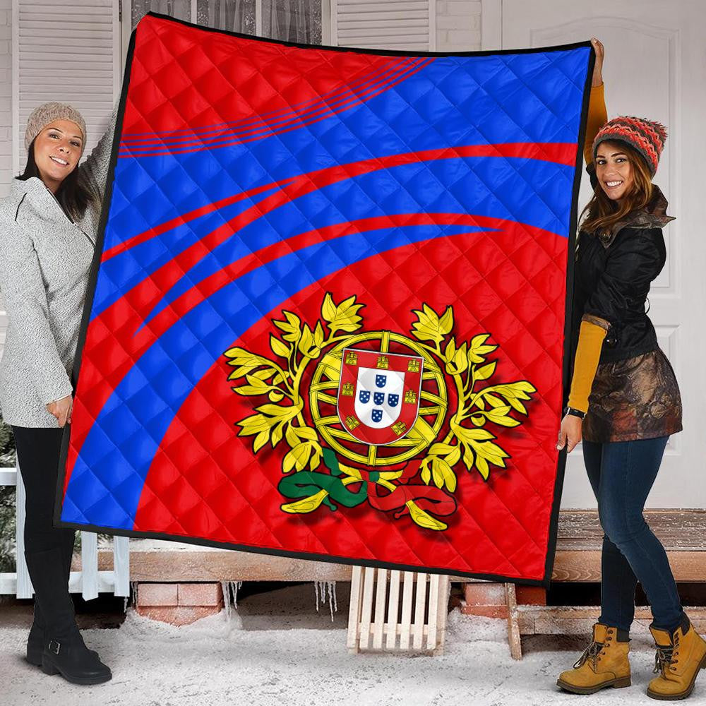 Portugal Coat Of Arms Premium Quilt Cricket RLT7 - Wonder Print Shop
