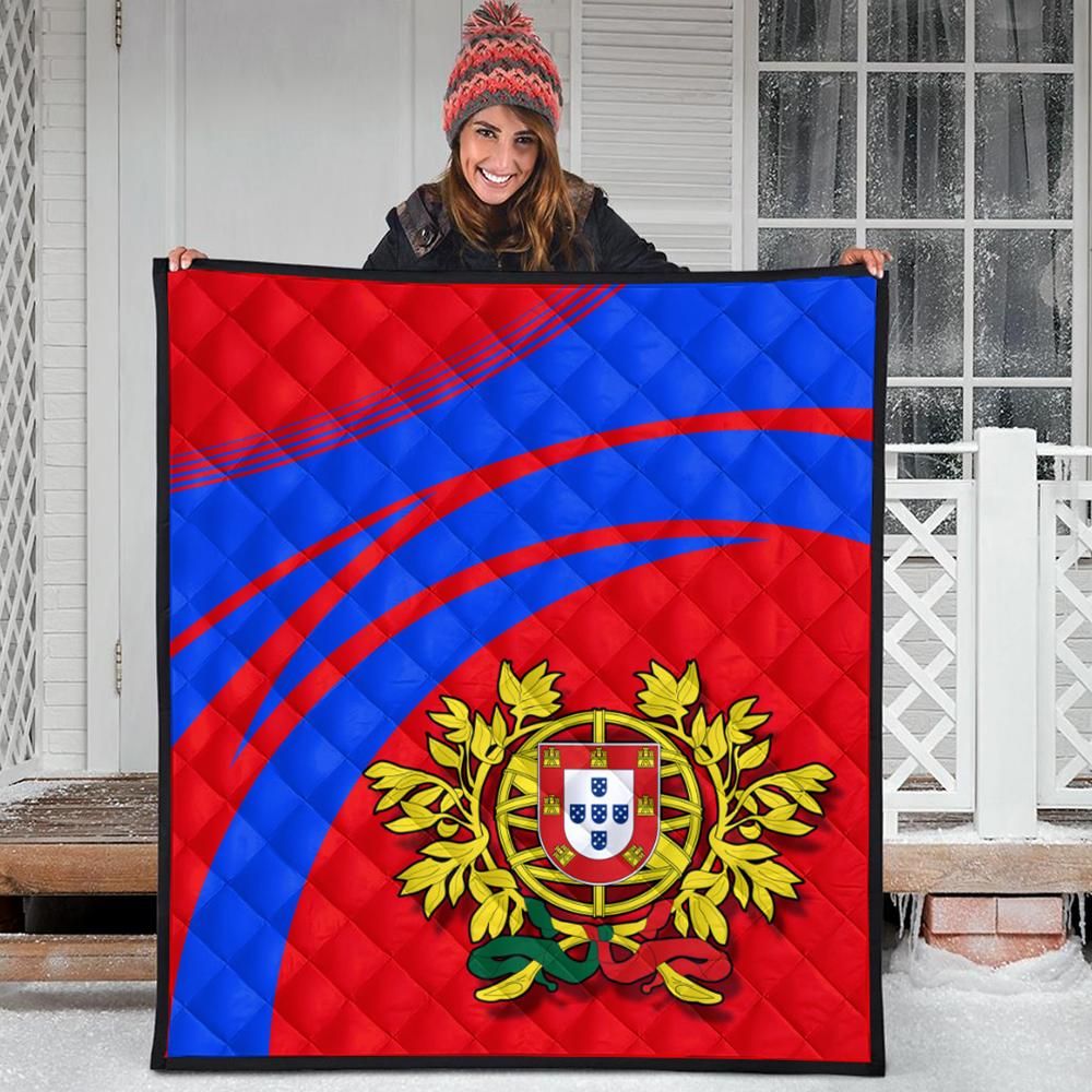 Portugal Coat Of Arms Premium Quilt Cricket RLT7 - Wonder Print Shop