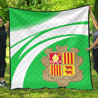 Andorra Coat Of Arms Premium Quilt Cricket RLT8 - Wonder Print Shop