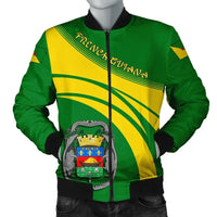 French Guiana Coat Of Arms Men Bomber Jacket Cricket RLT8 - Wonder Print Shop