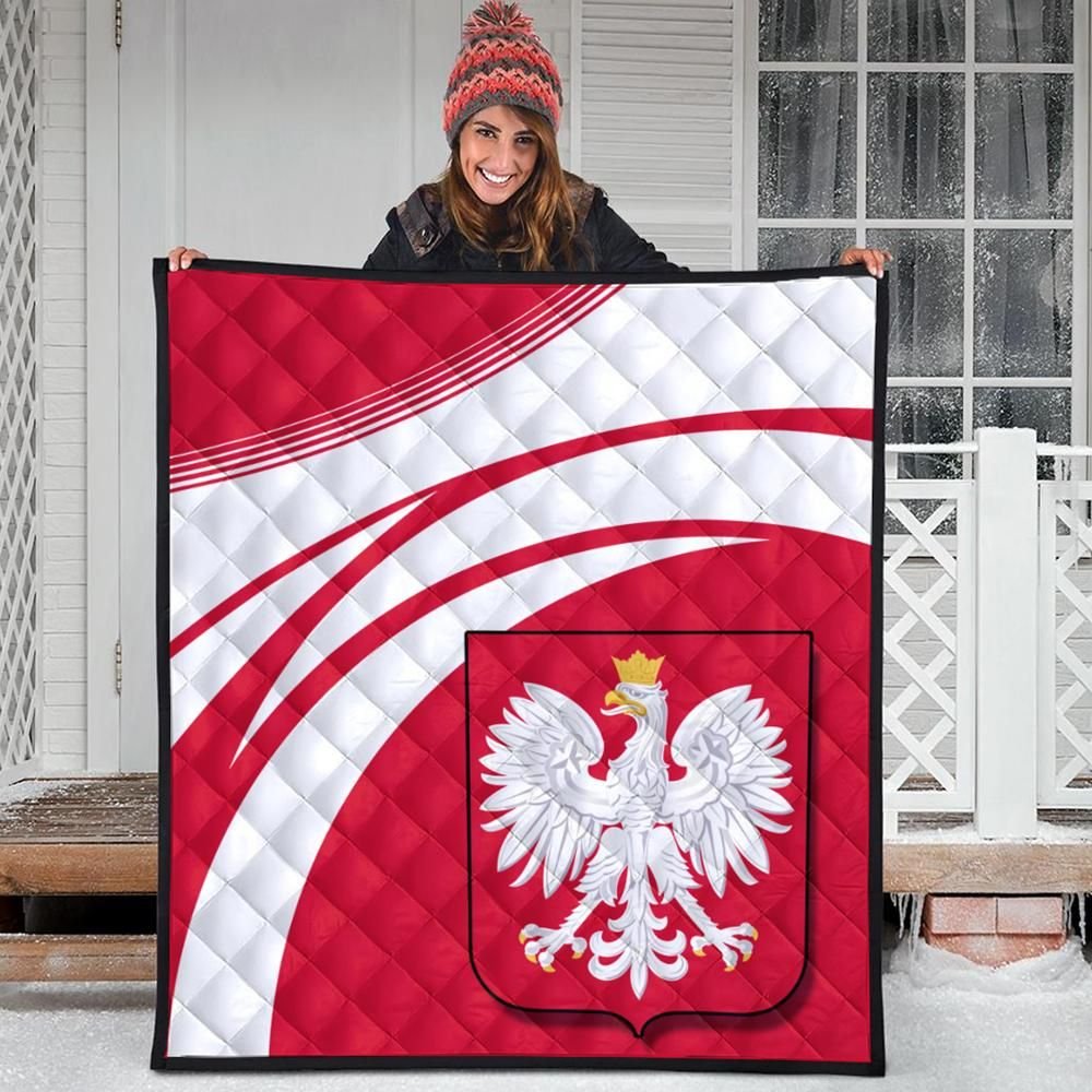 Poland Coat Of Arms Premium Quilt Cricket RLT7 - Wonder Print Shop