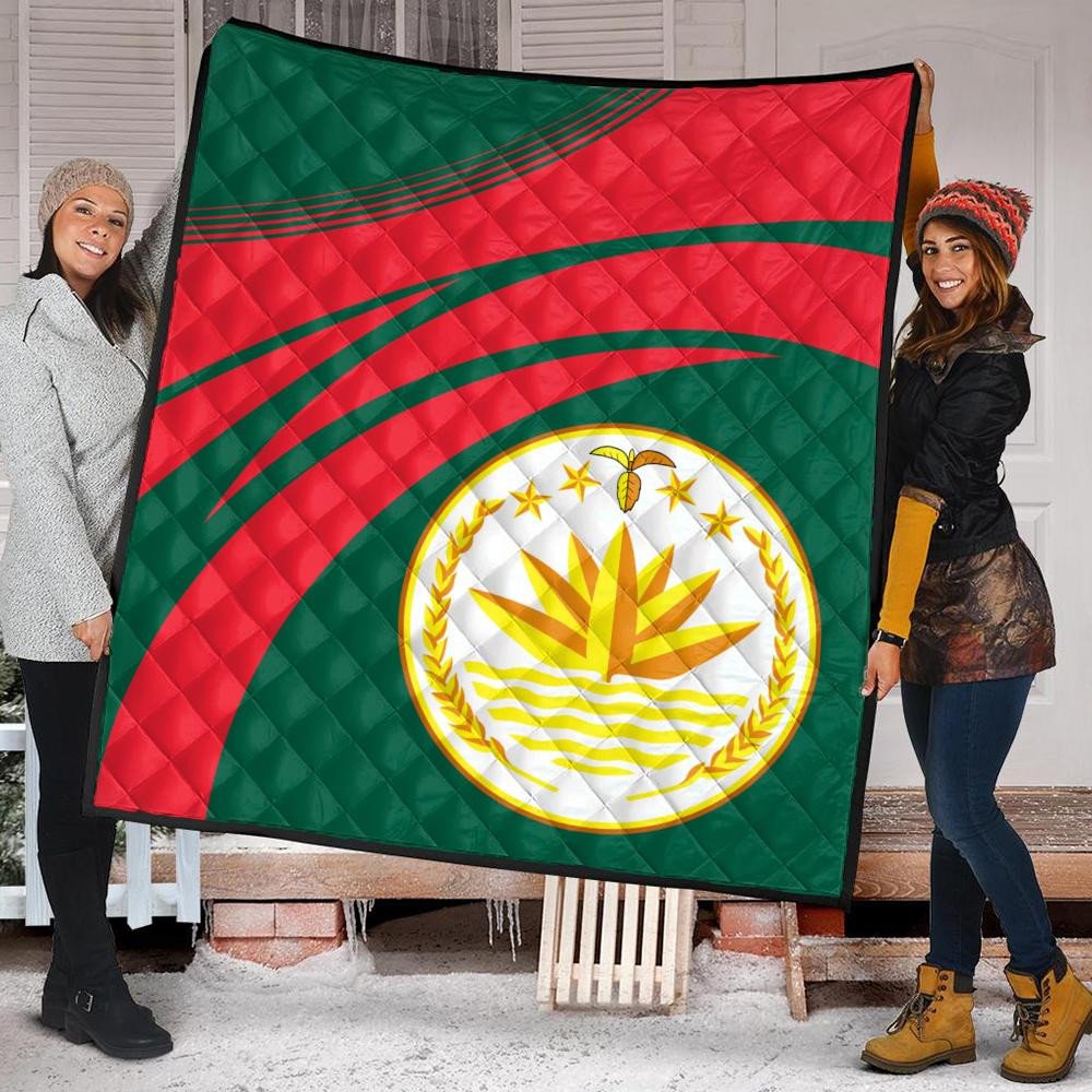 Bangladesh Coat Of Arms Premium Quilt Cricket RLT6 - Wonder Print Shop