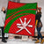 Oman Coat Of Arms Premium Quilt Cricket RLT13 - Wonder Print Shop