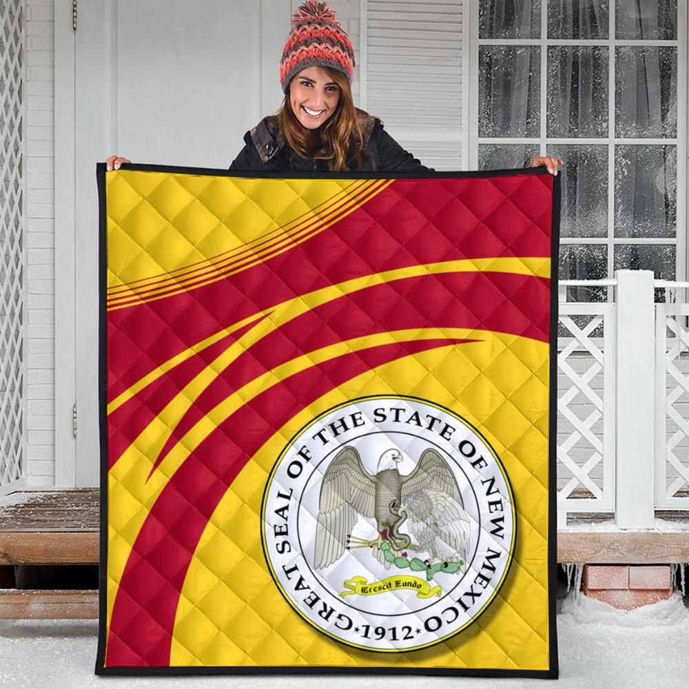 New Mexico Coat Of Arms Premium Quilt Cricket RLT13 - Wonder Print Shop
