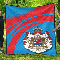 Luxembourg Coat Of Arms Premium Quilt Cricket RLT6 - Wonder Print Shop