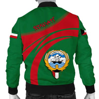 Kuwait Coat Of Arms Men Bomber Jacket Cricket RLT8 - Wonder Print Shop