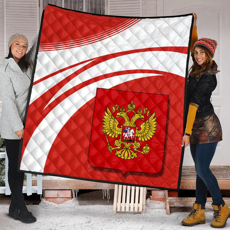 Russian Coat Of Arms Premium Quilt Cricket RLT12 - Wonder Print Shop