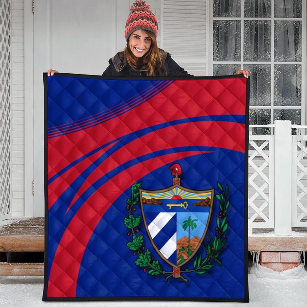 Cuba Coat Of Arms Premium Quilt Cricket RLT13 - Wonder Print Shop