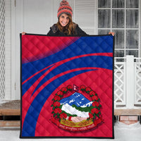 Nepal Coat Of Arms Premium Quilt Cricket RLT7 - Wonder Print Shop