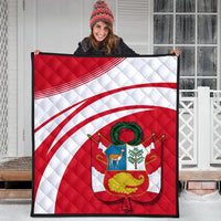 Peru Coat Of Arms Premium Quilt Cricket RLT7 - Wonder Print Shop
