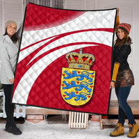 Denmark Coat Of Arms Premium Quilt Cricket RLT13 - Wonder Print Shop