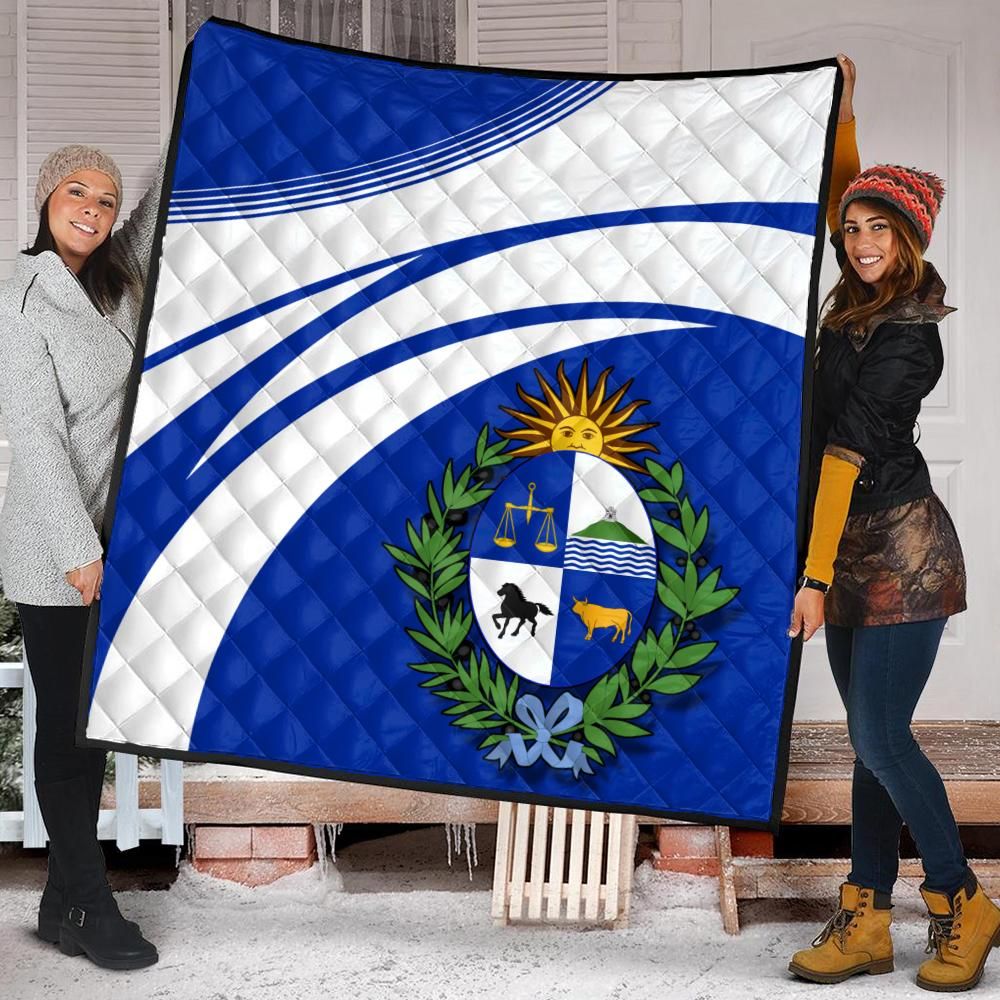 Uruguay Coat Of Arms Premium Quilt Cricket RLT6 - Wonder Print Shop