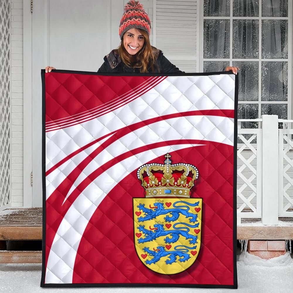 Denmark Coat Of Arms Premium Quilt Cricket RLT13 - Wonder Print Shop