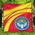 Kyrgyzstan Coat Of Arms Premium Quilt Cricket RLT8 - Wonder Print Shop