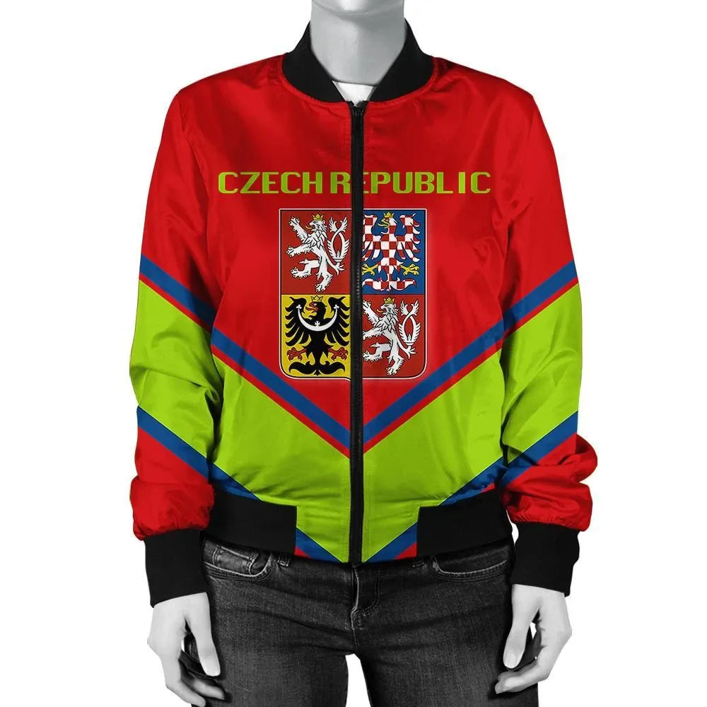 Czech Republic Coat Ofrms Women Bomber Lucian RLT13 - Wonder Print Shop