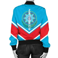 Azerbaijan Coat Of Arms Women Bomber Lucian RLT8 - Wonder Print Shop