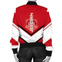 Jordan Coat Of Arms Women Bomber Lucian RLT8 - Wonder Print Shop