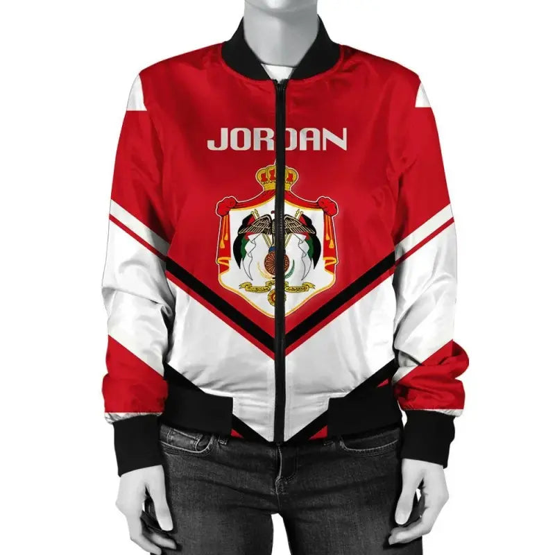 Jordan Coat Of Arms Women Bomber Lucian RLT8 - Wonder Print Shop