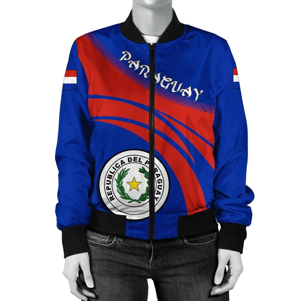 paraguay-coat-of-arms-women-bomber-jacket-cricket