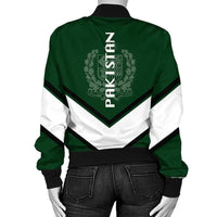 Pakistan Coat Of Arms Women Bomber Lucian RLT13 - Wonder Print Shop