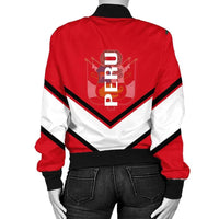 Peru Coat Of Arms Women Bomber Lucian RLT7 - Wonder Print Shop