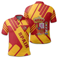 Spain Polo Shirt Coat Of Arms Rockie RLT12 - Wonder Print Shop