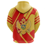 Montenegro Hoodie Coat Of Arms Rockie RLT13 - Wonder Print Shop