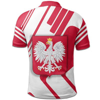 Poland Polo Shirt Coat Of Arms Rockie RLT7 - Wonder Print Shop