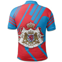 Luxembourg Polo Shirt Coat Of Arms Rockie RLT6 - Wonder Print Shop