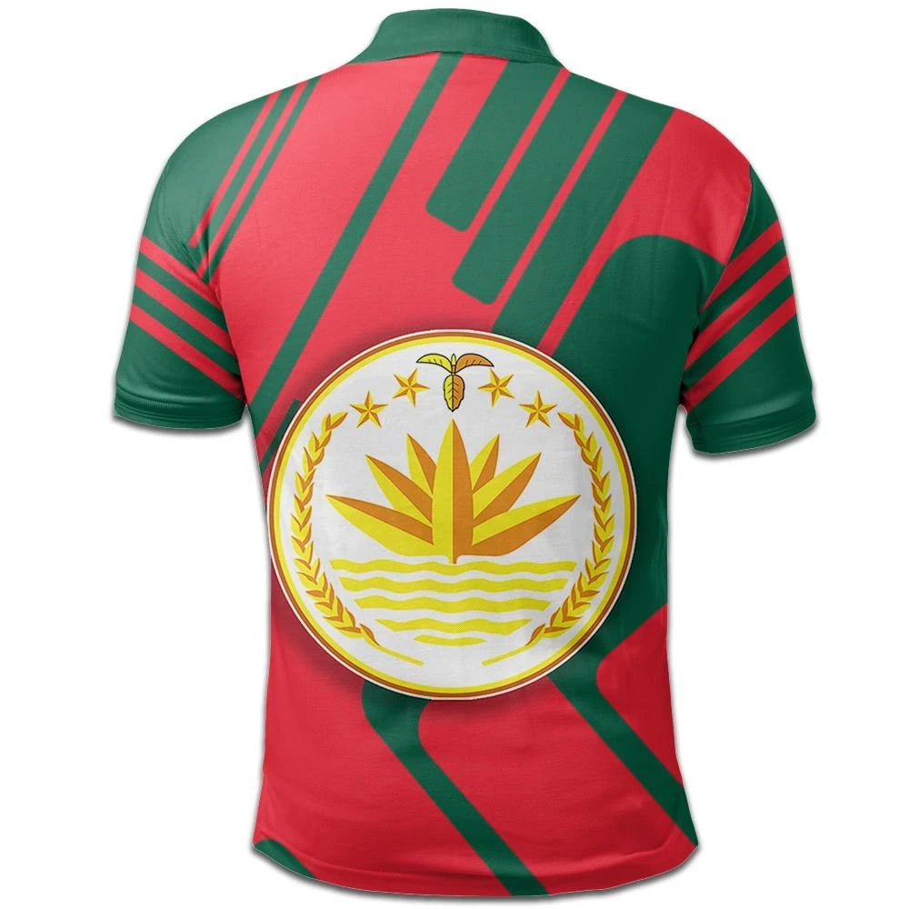 Bangladesh Coat Of Arms T Shirt Rockie RLT6 - Wonder Print Shop