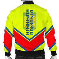Romania Coat Of Arms Men Bomber Jacket Lucian Style RLT13 - Wonder Print Shop