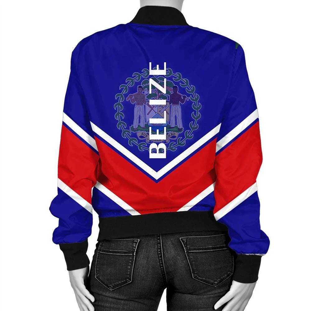 Belarus Coat Of Arms Women Bomber Jacket Lucian Style RLT6 - Wonder Print Shop